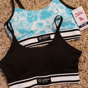 NWT. Justice sports bra.